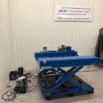 Lyftbord med rullbana