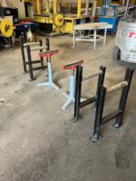 Stödrullar för långgods